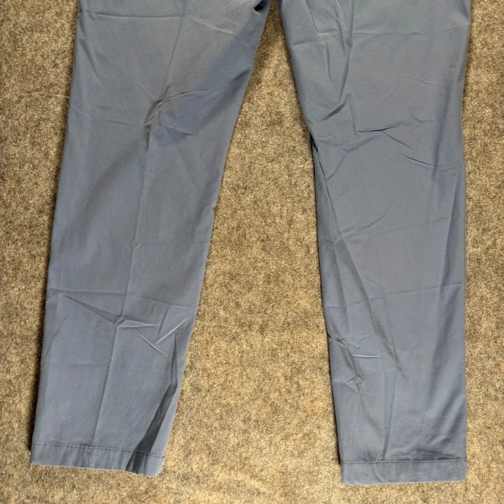 Lauren Ralph Lauren Classic Fit Cotton Stretch Chino Pants Blue 38x34 Flat Front